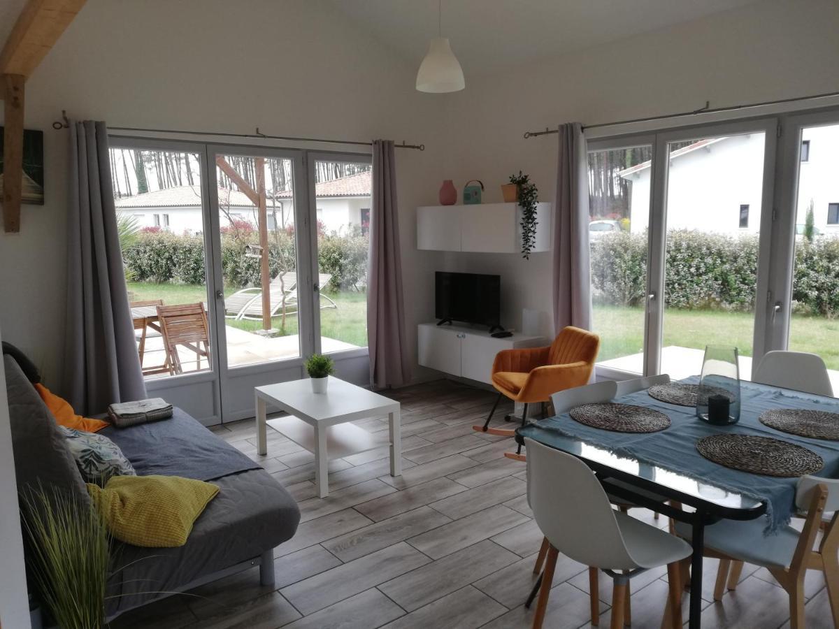 Maison Moderne Proche Lac Et Plage Léon Exteriör bild